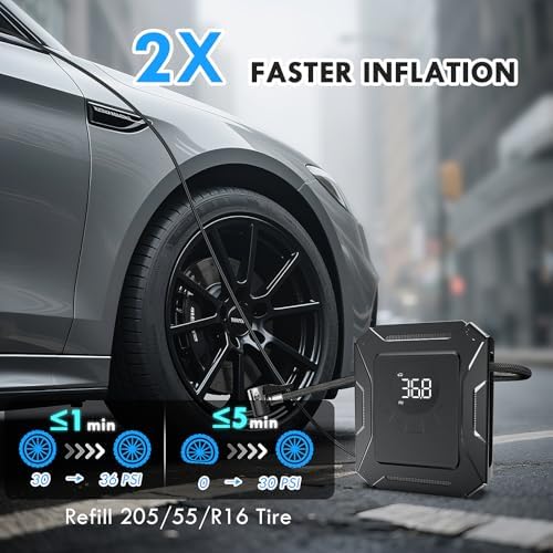 Vue 2 de Compresseur Voiture Avec