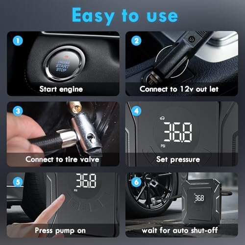 Vue 6 de Compresseur Voiture Avec