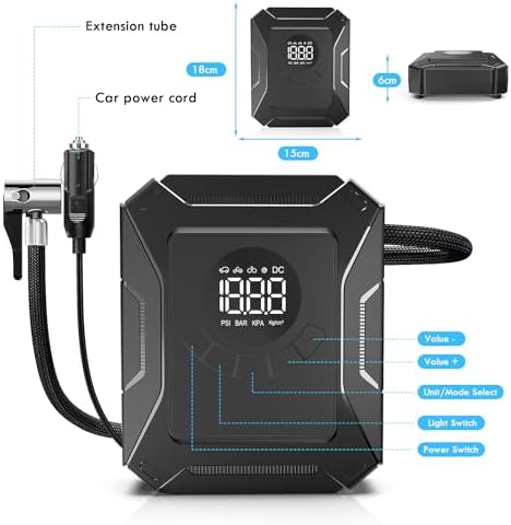 Vue 7 de Compresseur Voiture Avec