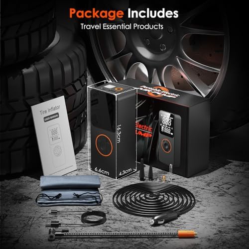 Vue 5 de Gonfleur Pneus Voiture Compresseur