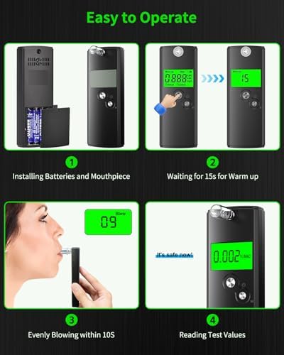 Vue 3 de Ethylotest Electronique Homologue Nf