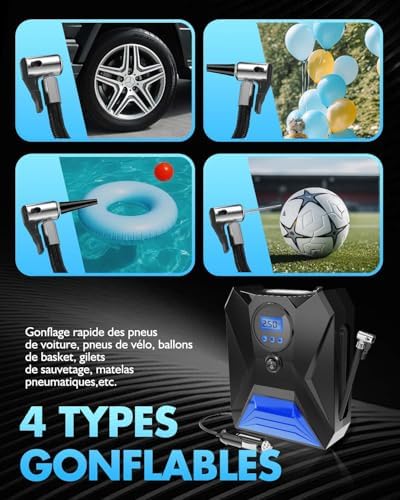 Vue 5 de Lorrtta Gonfleur Pneus