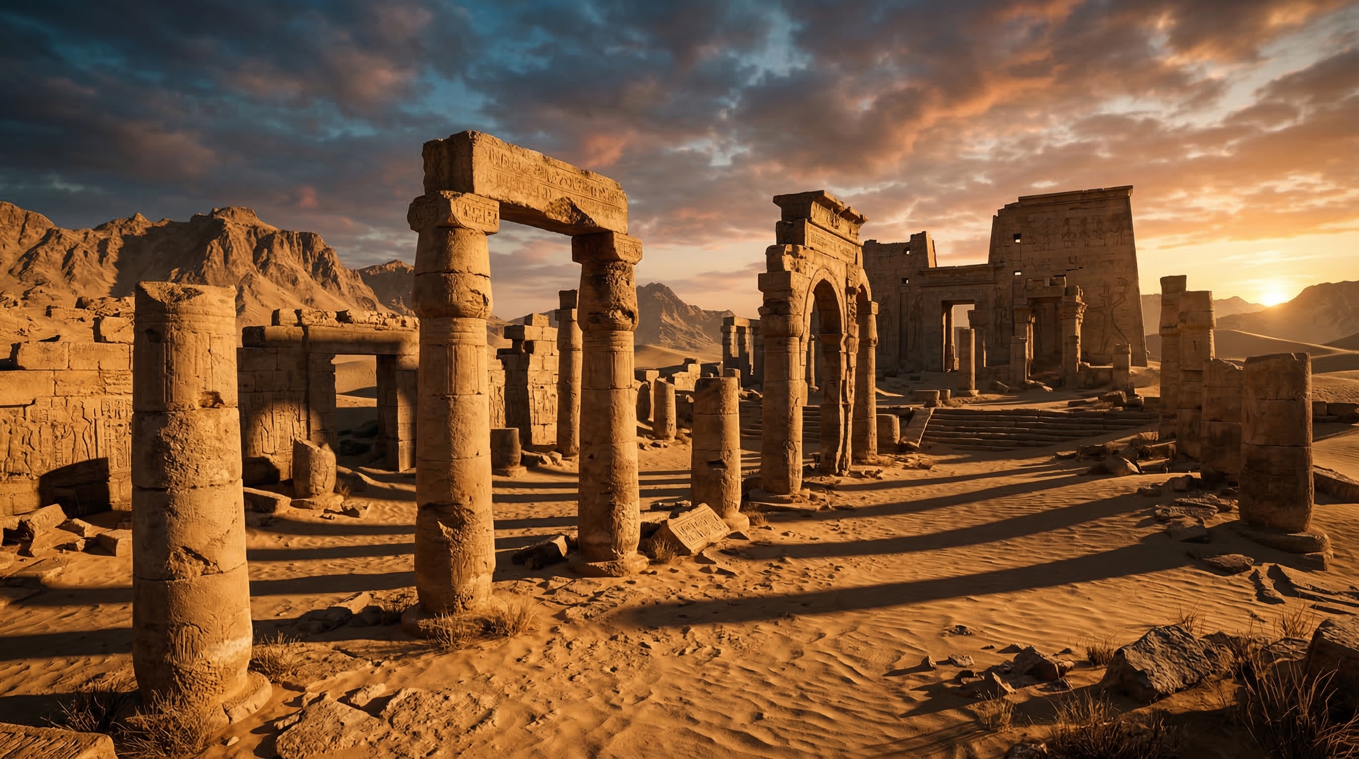 Ancient ruins — civilizations lost to time