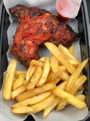 Grilled Chicken and chips