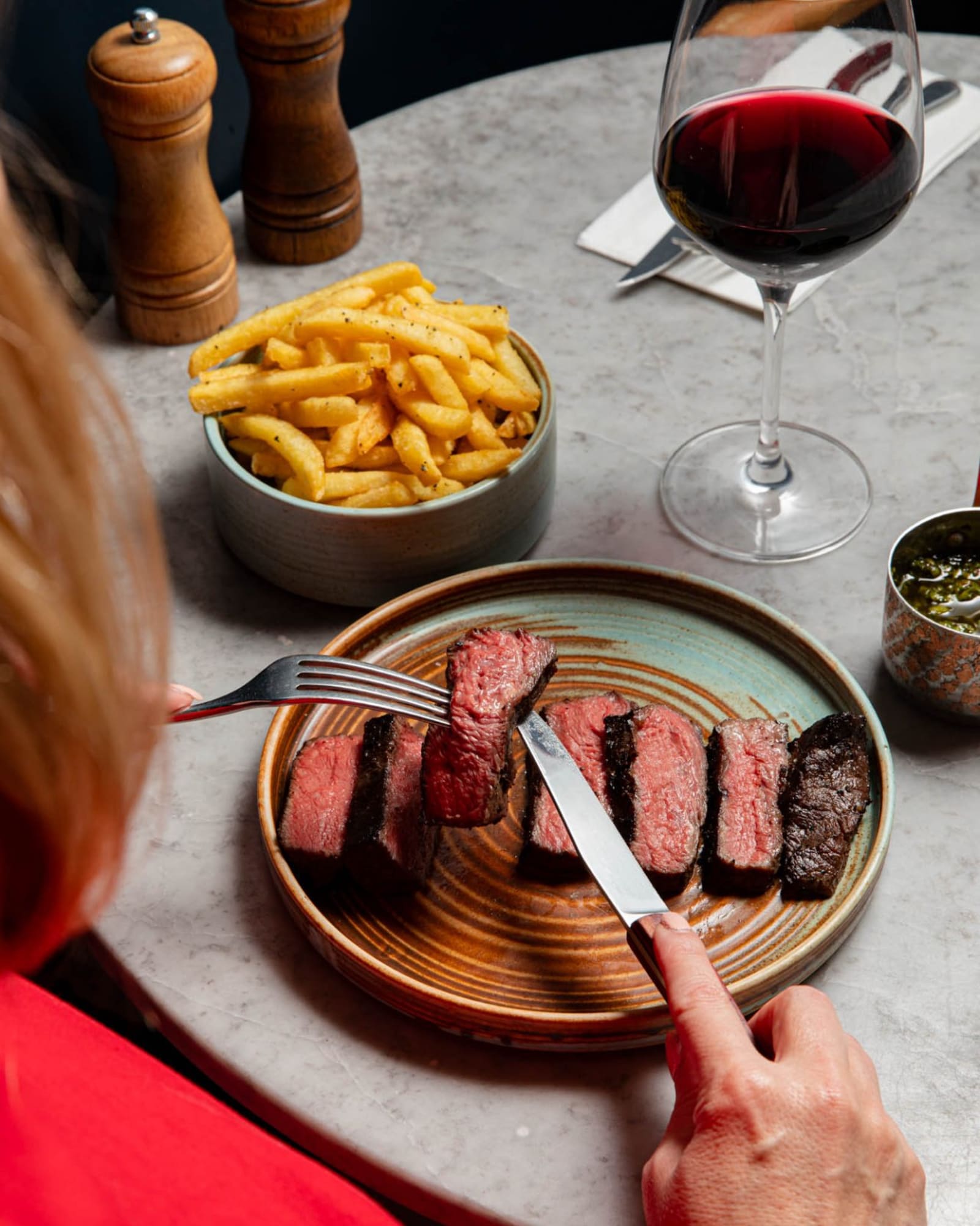 Steak & chips £16