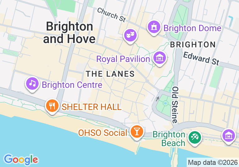 Map showing Embers