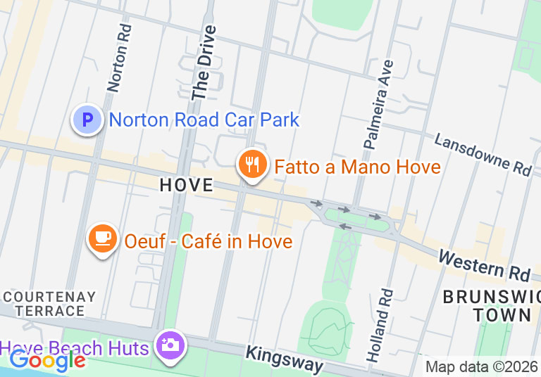 Map showing The Greenhouse