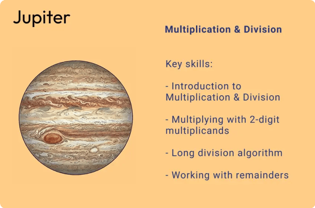 Jupiter - Math Learning Topic Revealed