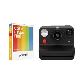 Polaroid Now+ Generation 3 Black Bundle Color Film 8 Photos