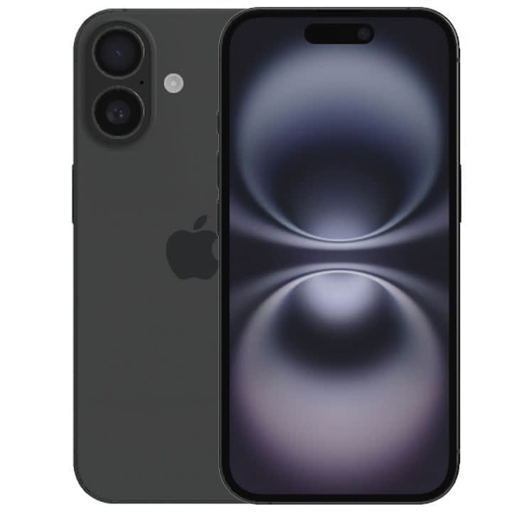 Apple iPhone 16 8/128GB Black მობილური ტელეფონი