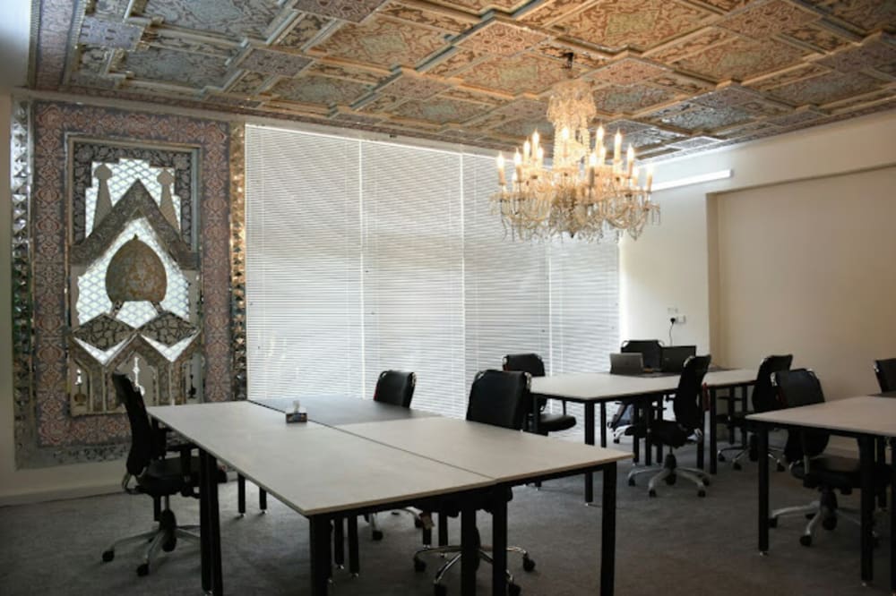 Blue-White Coworking Space