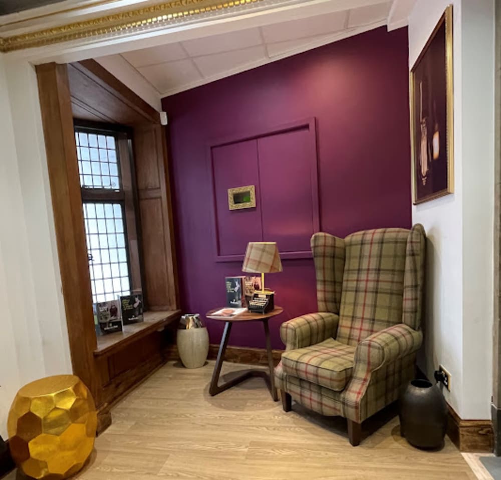 Fredericks at the insurance hall