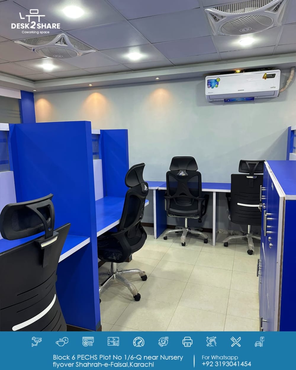 Desk2Share Co-Working Space