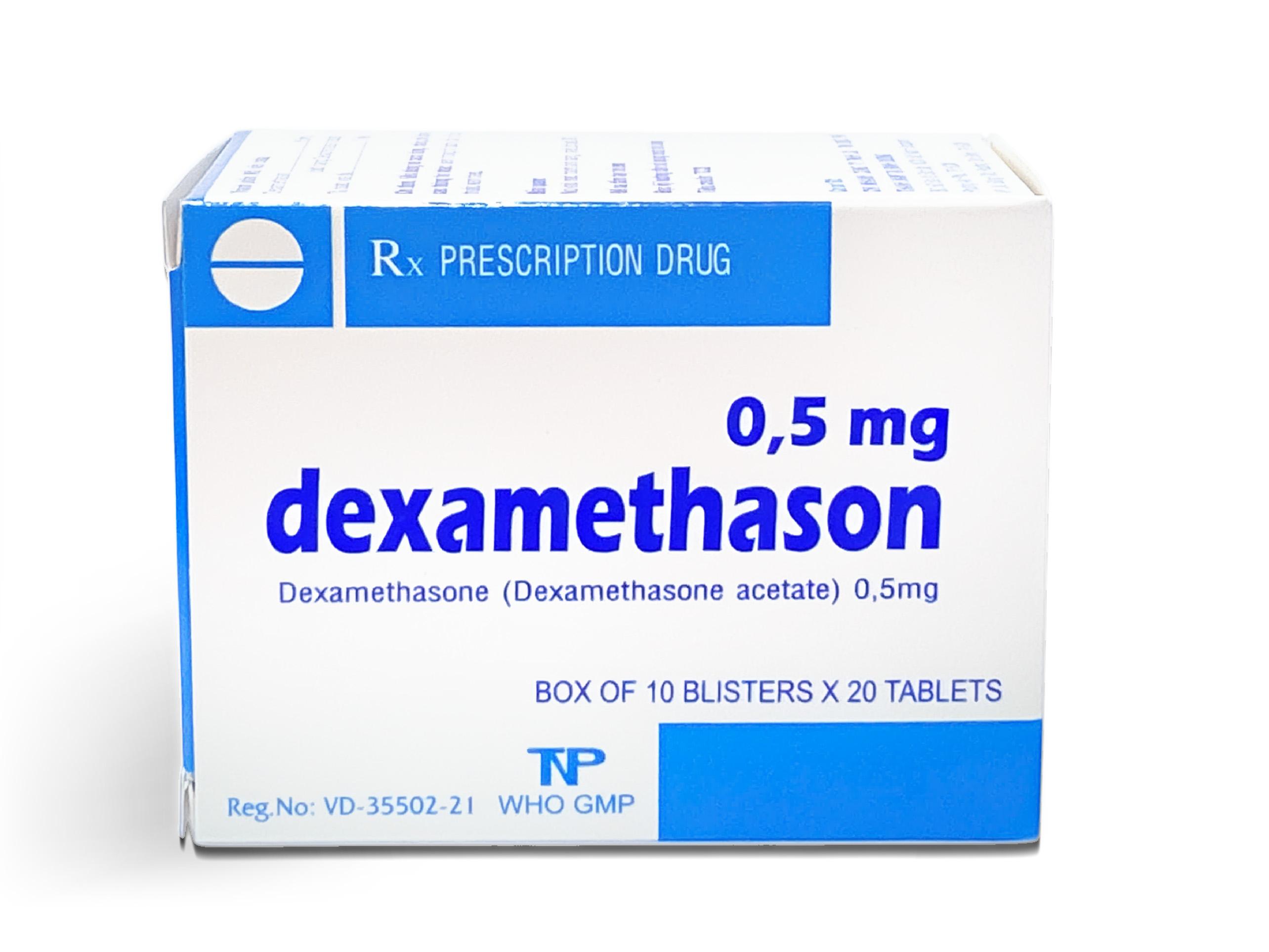 Dexamethason 0.5mg (H/200 viên nén tròn)