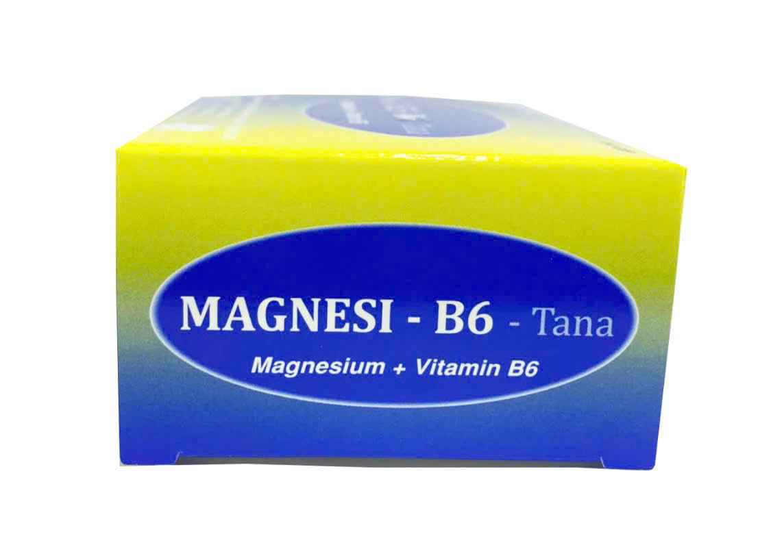 Magnesium - B6 - Tana Thành Nam (Hộp 10 Vỉ x 10 Viên)