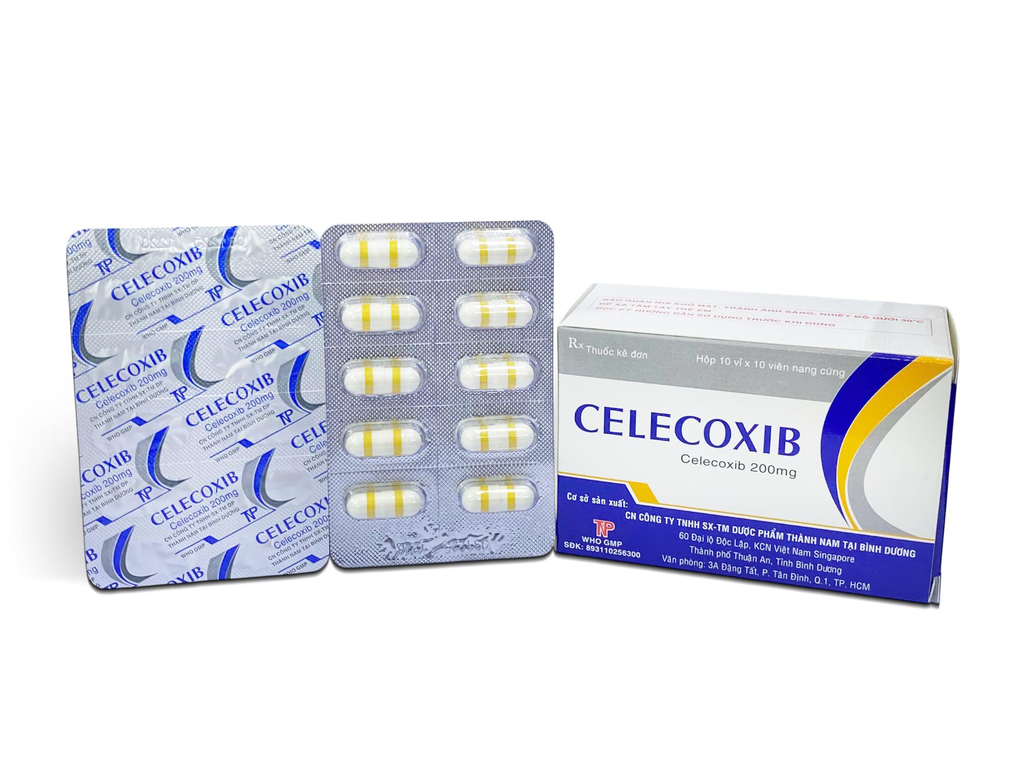 Celecoxib 200mg Thành Nam (Hộp 10 Vỉ x 10 Viên)