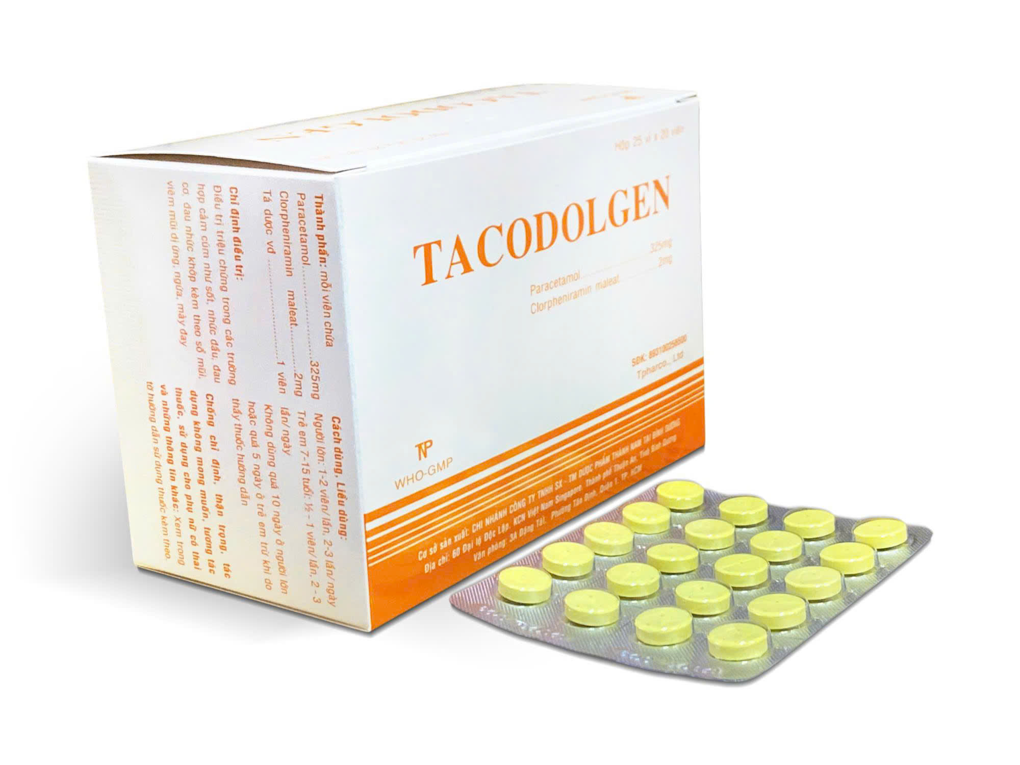 Tacodolgen Thành Nam (H/25 vỉ x 20 viên)