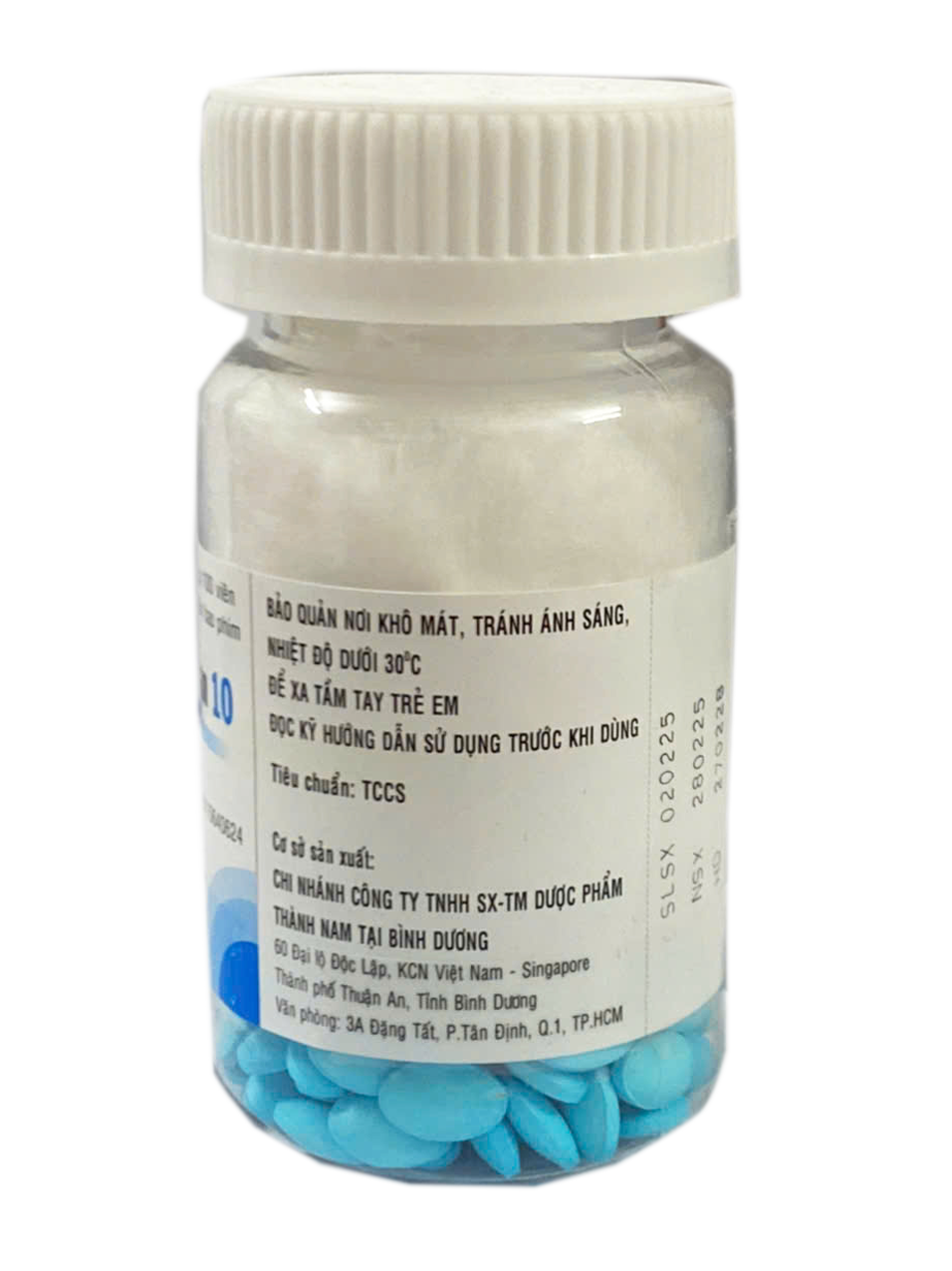 Dextromethorphan 10 Thành Nam (Chai 100 Viên)