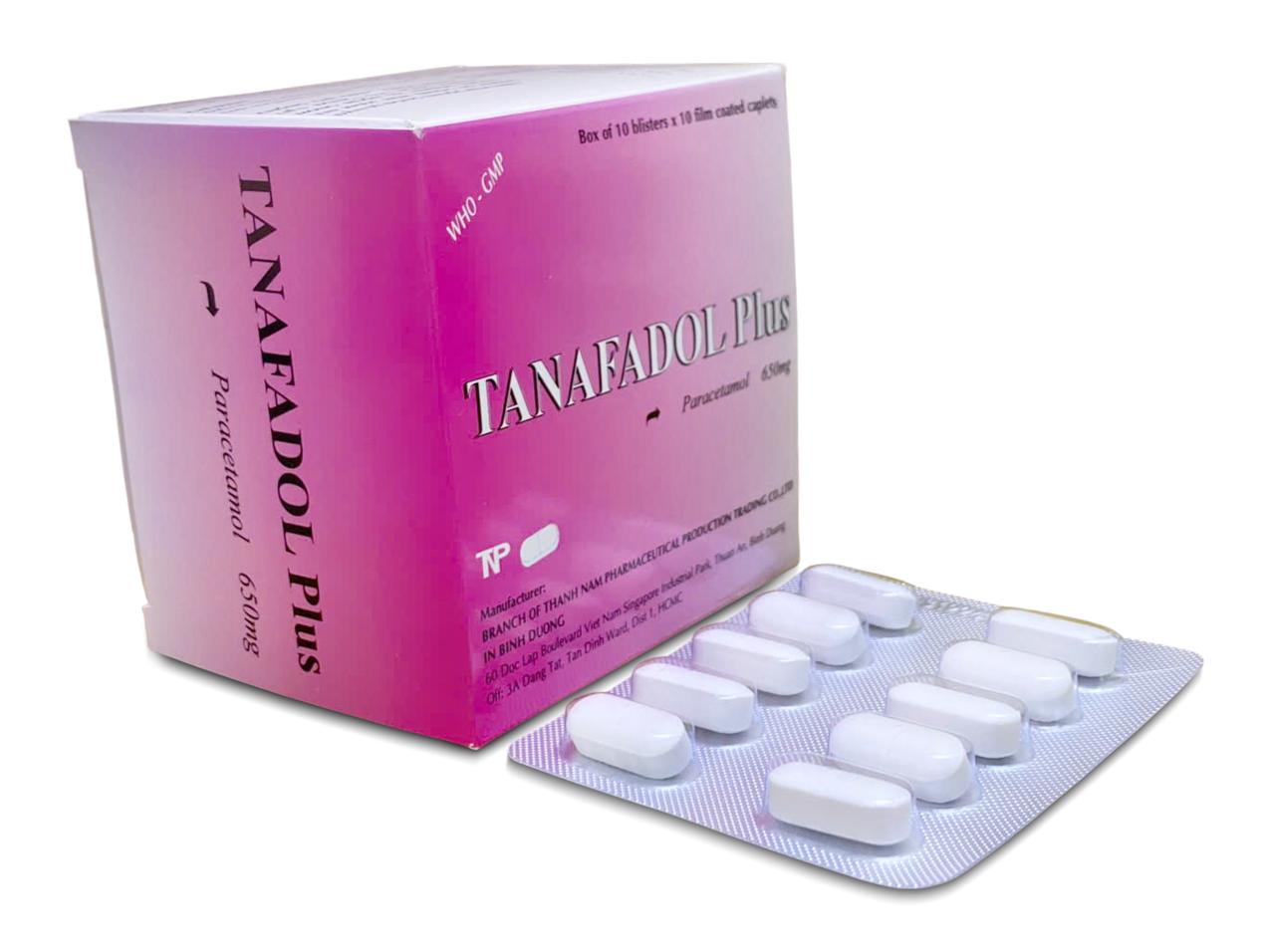 Tanafadol Plus Thành Nam (Hộp 10 Vỉ x 10 Viên)