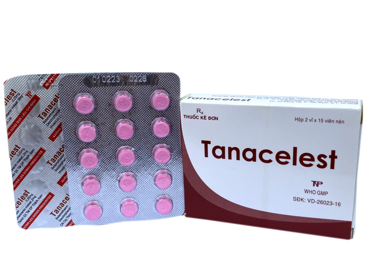 Tanacelest Thành Nam (Hộp 2 Vỉ x 15 Viên)
