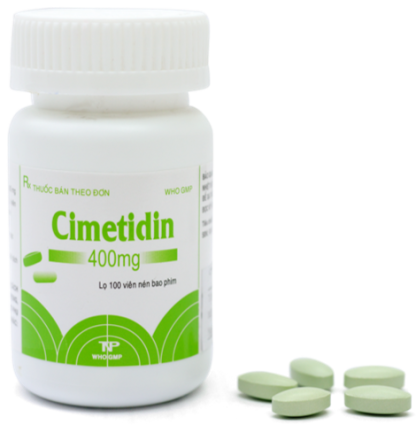 Cimetidin 400mg Thành Nam (Chai 100 Viên)