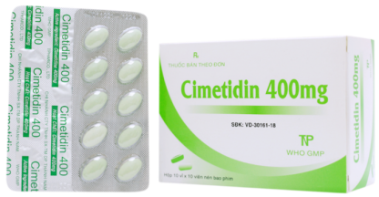Cimetidin 400mg Thành Nam (Hộp 10 Vỉ x 10 Viên)