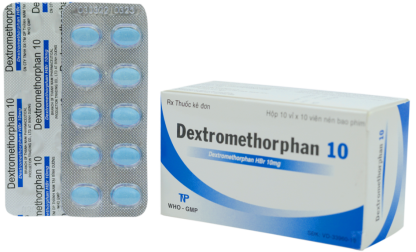 Dextromethorphan 10mg Thành Nam (Hộp 10 Vỉ x 10 Viên)