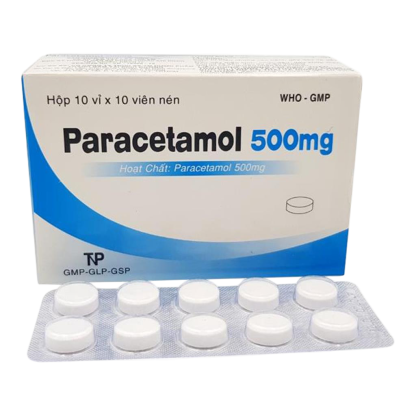 Paracetamol 500mg Thành Nam (Hộp 10 Vỉ x 10 Viên)