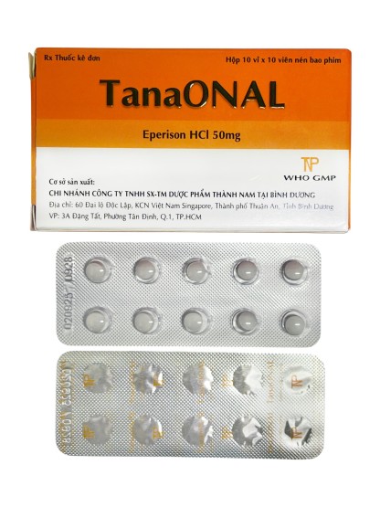 TanaOnal 50mg Thành Nam (Hộp 10 Vỉ x 10 Viên)