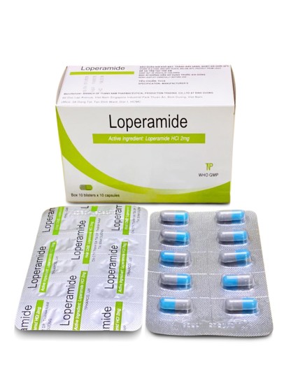 Loperamide 2mg Thành Nam (Hộp 10 Vỉ x 10 Viên)