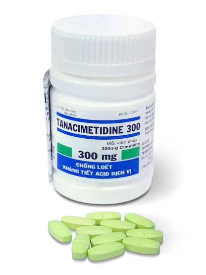 TanaCimetidine 300mg Thành Nam (Chai 100 Viên)