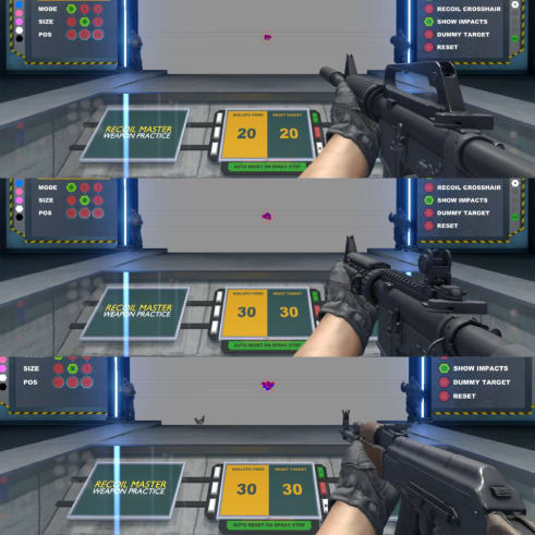 (CS2) M4A1-S, M4A4 & AK-47 Anti Recoil (Logitech No Recoil Script)