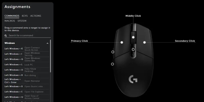 Clear Button Assignments