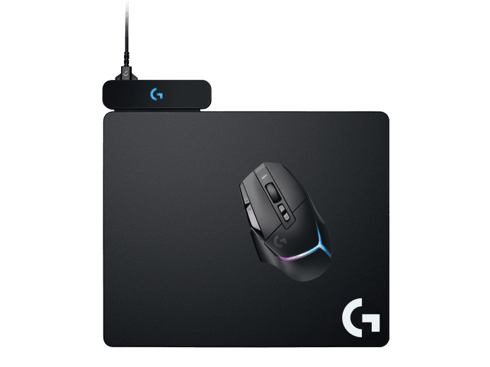Logitech G POWERPLAY Wireless Charging System for G502 LIGHTSPEED, G502 X PLUS, PRO X Superlight 2 Gaming Mice and more, Cloth or Hard Mouse Pad for PC/Mac - Black