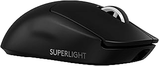 Logitech G PRO X SUPERLIGHT 2 Wireless Gaming Mouse, 60g Pro-Grade with 5 Programmable Buttons, 44k DPI Sensor, 8kHz Report Rate, USB-C Charging for PC/Mac - Black