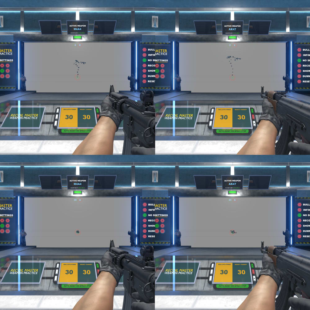 AK-47 & M4A4 Anti Recoil (CS2 Logitech No Recoil Script)