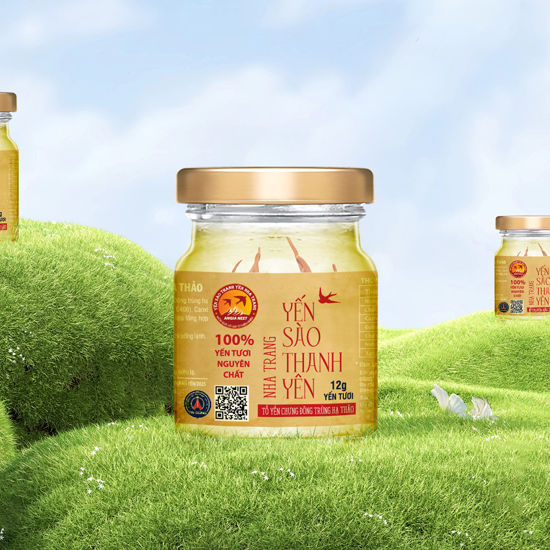 Tổ Yến Chưng Đông Trùng Hạ Thảo
(12gram Yến Tươi)