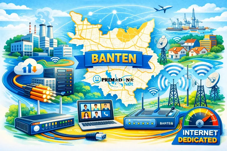 Internet Dedicated Banten - ISP Terbaik di Banten oleh PRIMADONA Net