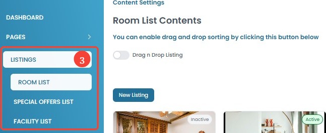 Sidebar-Listings