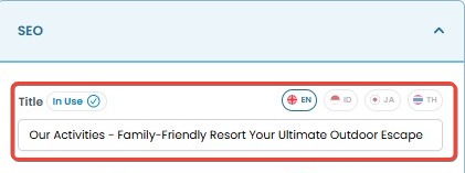 SEO-Title