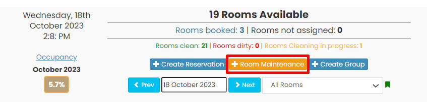create-room-maintenance