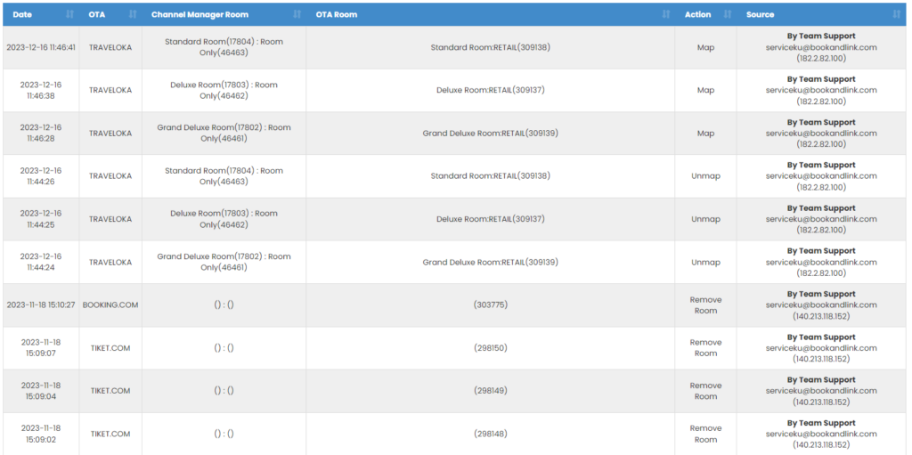 view-mapping-logs