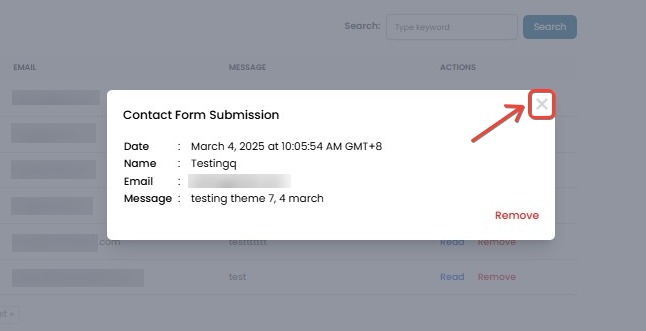 close-submission