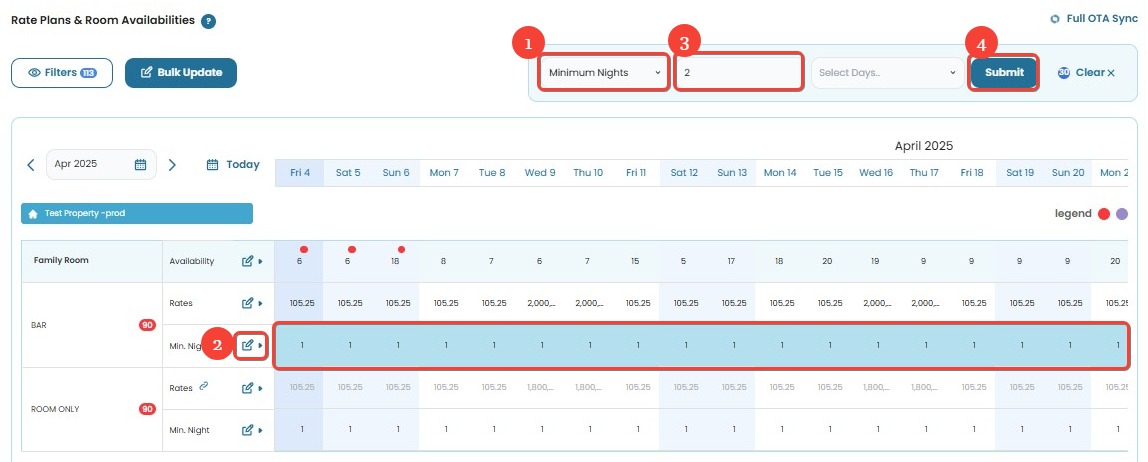 update-row-min-night