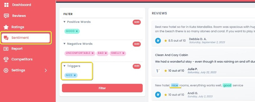 sentiment-page