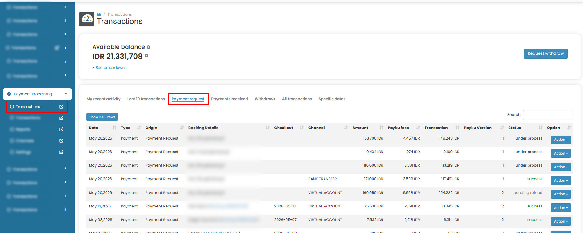 transaction-page