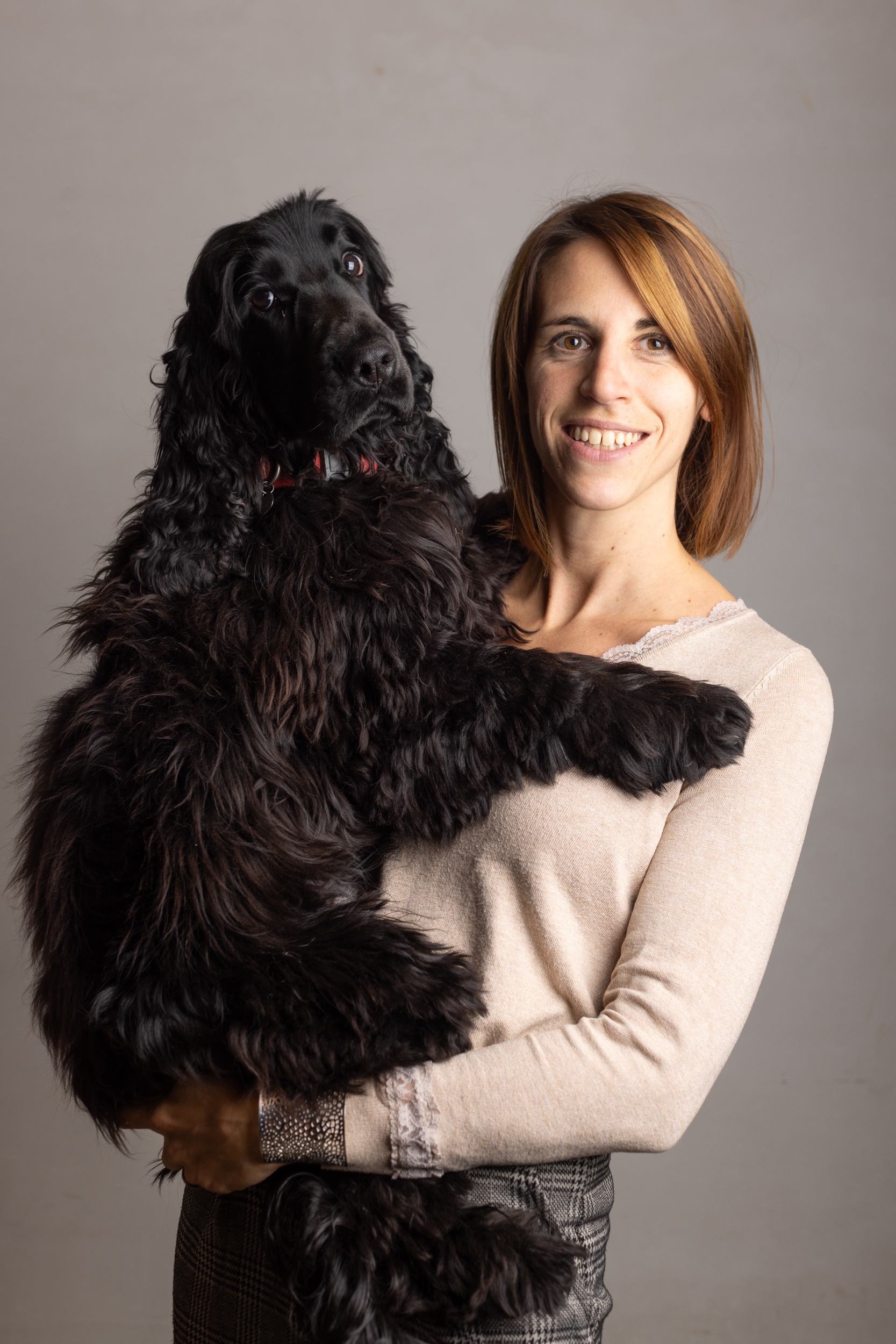 Margaux Kanarek, photographe professionnelle et son chien