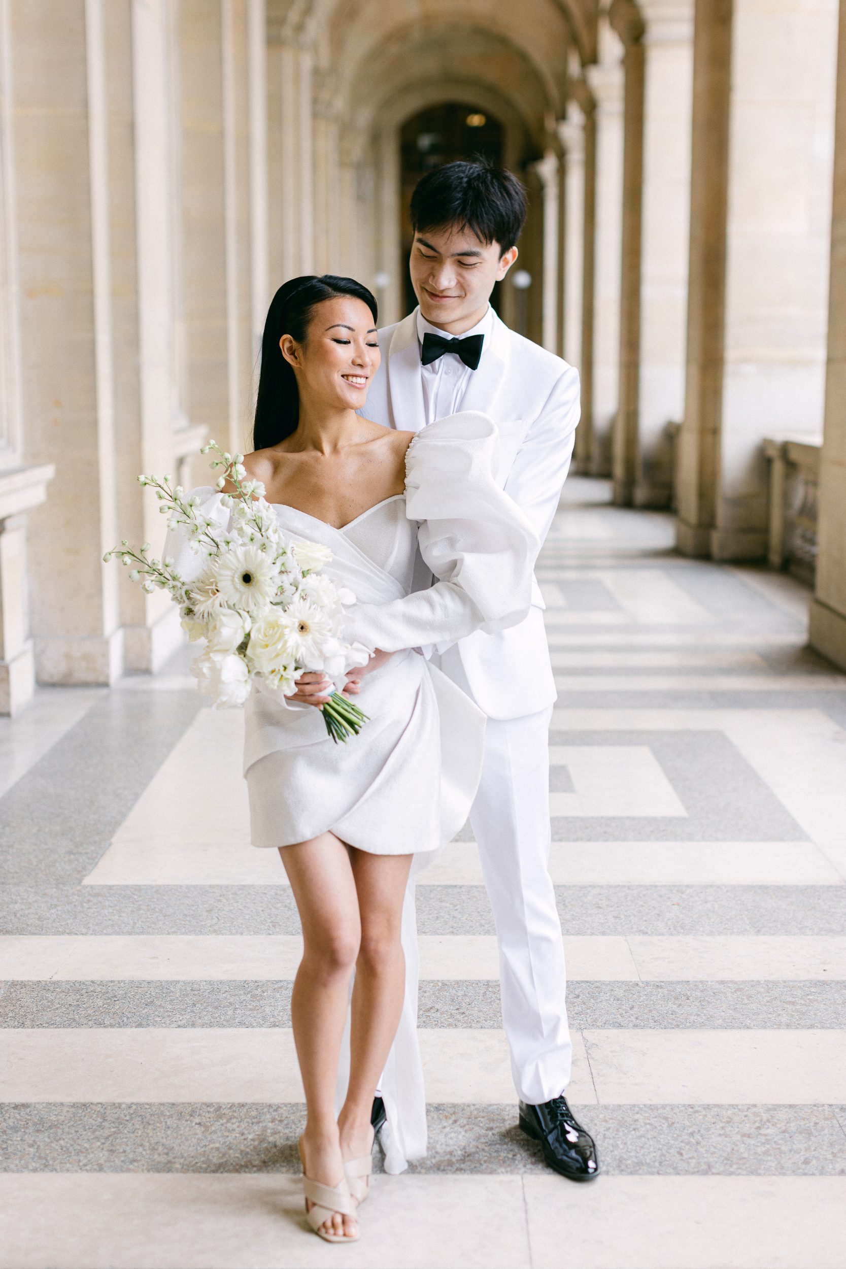 Shooting photo couple coréen dans paris