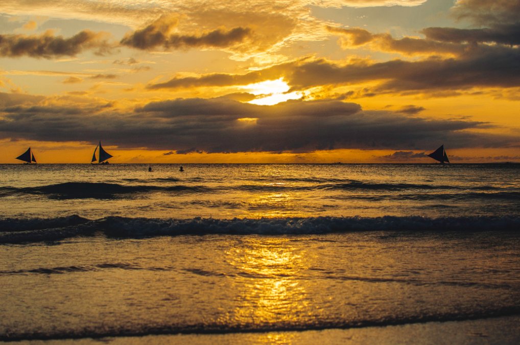 Paraw sunset sail