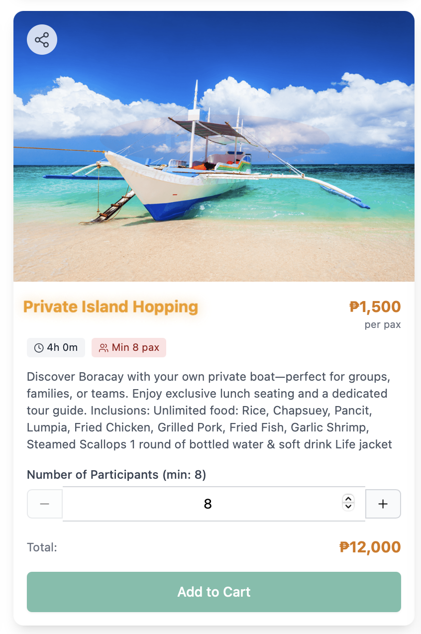 Island hopping